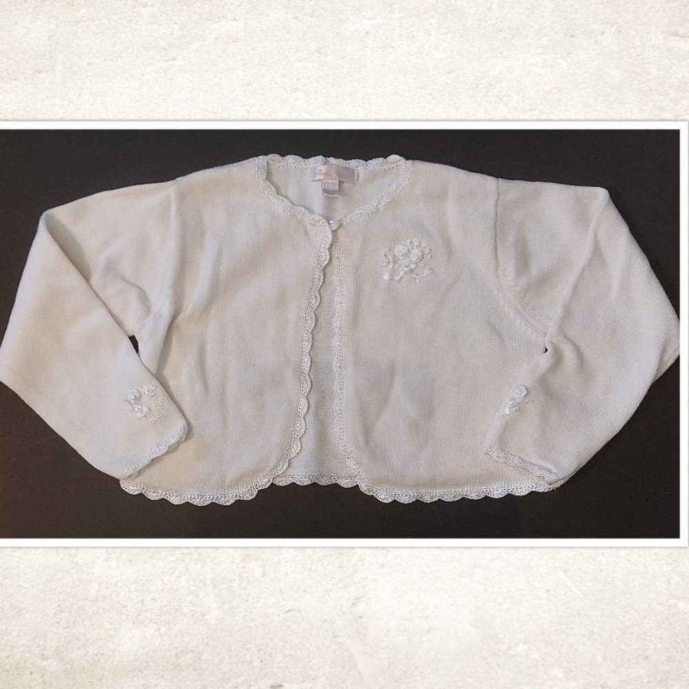 Vtg Girl's Cardigan Sweater size 5T